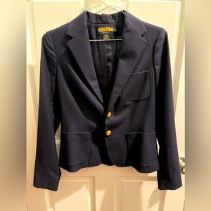 Rugby Ralph Lauren Navy Blazer. Size 6.